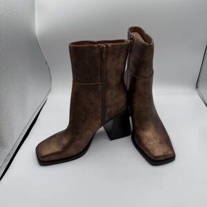 Oakley Rich Brown Heeled Boots